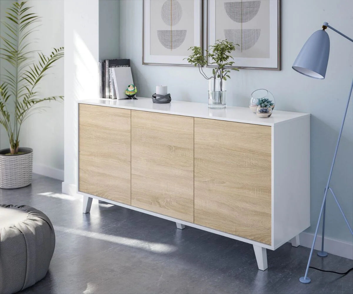 Aparador 154x75cm Tres Puertas. Muebles Salon o Comedo