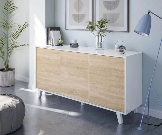 Aparador 154x75cm Tres Puertas. Muebles Salon o Comedo