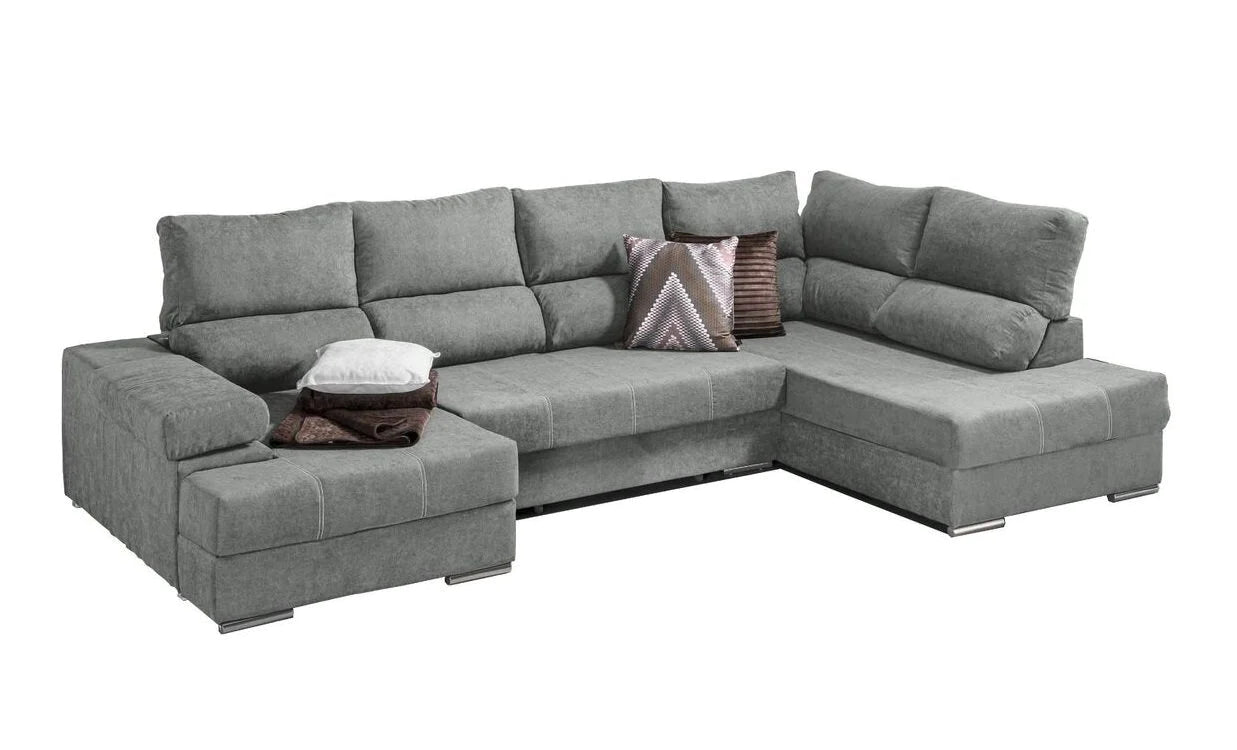 Mega Sofa Cama Chaise Longue Rinconera 315x200cm