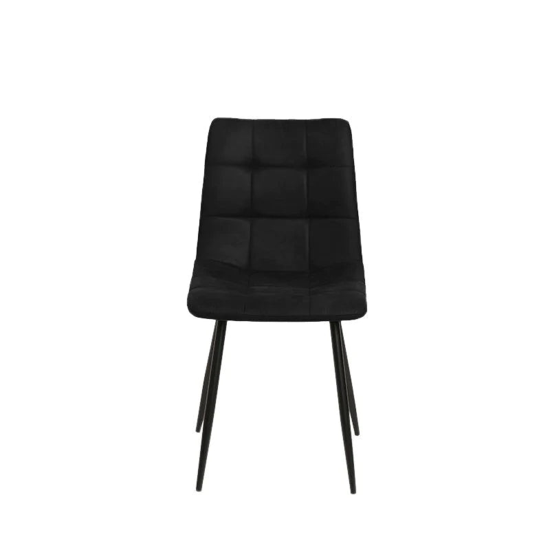Silla de Comedor en Terciopelo/metal
