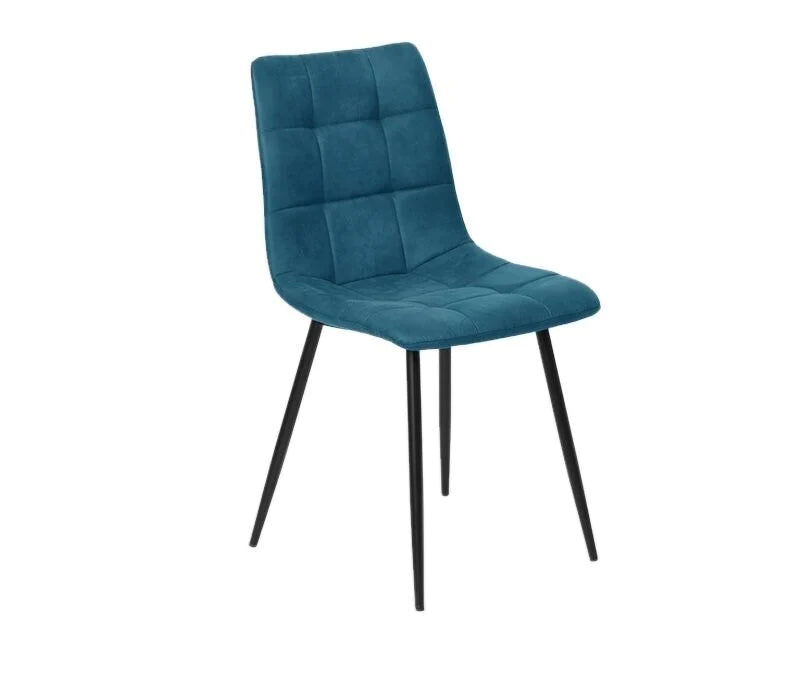 Silla de Comedor en Terciopelo/metal