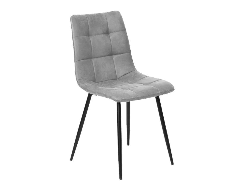 Silla de Comedor en Terciopelo/metal