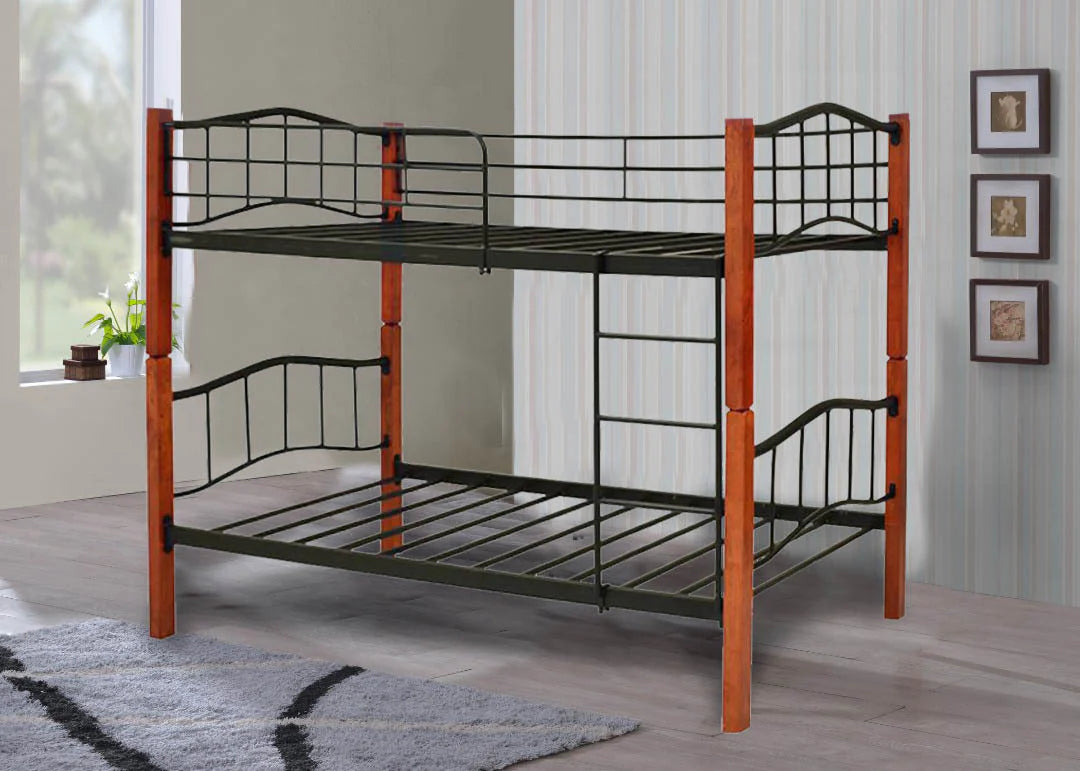 Litera Doble Cama de 90x190 cm de Madera y Metal