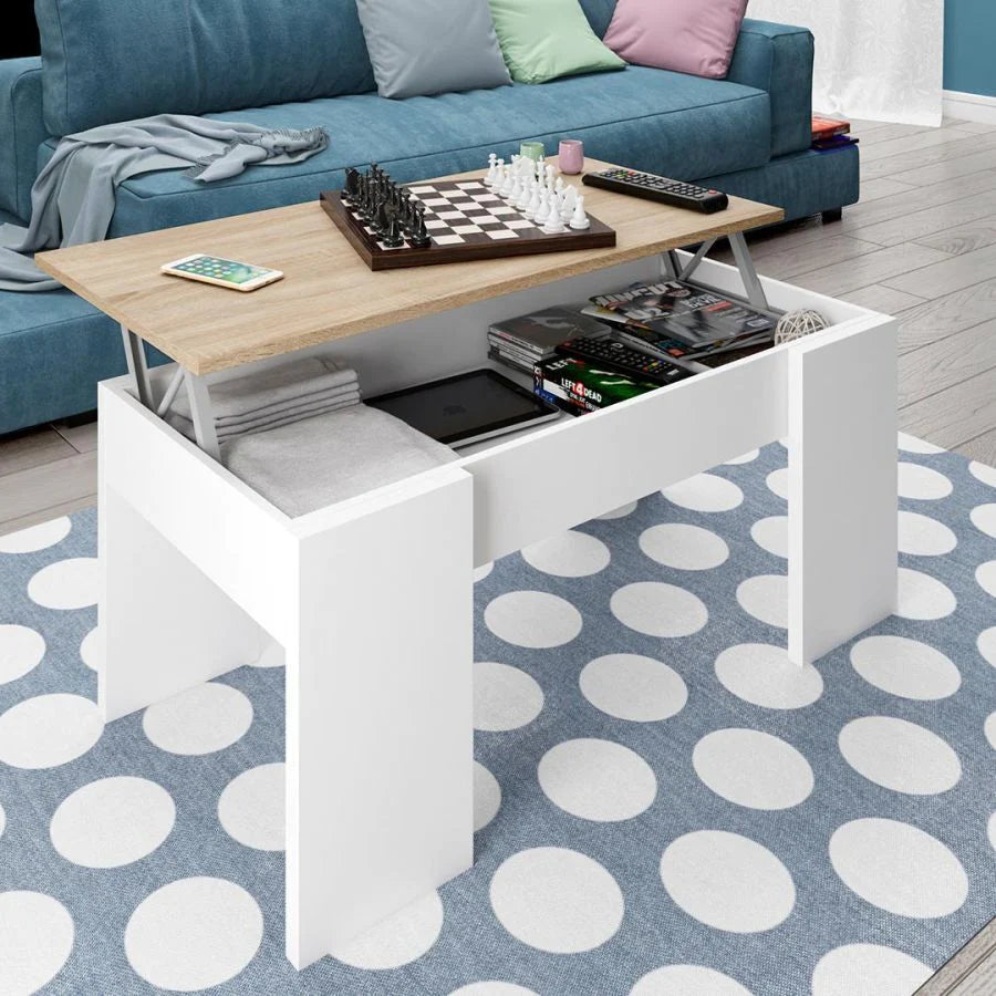 Mesa de Centro Elevable 100x50cm