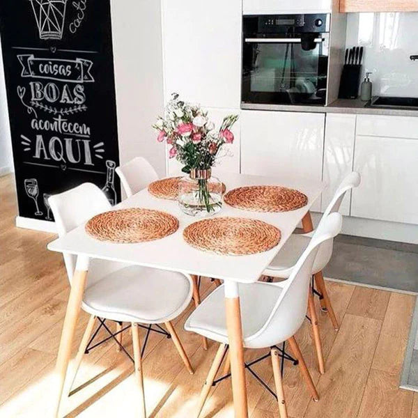 Mesa Nordica de Comedor o Cocina Eames 120x80cm