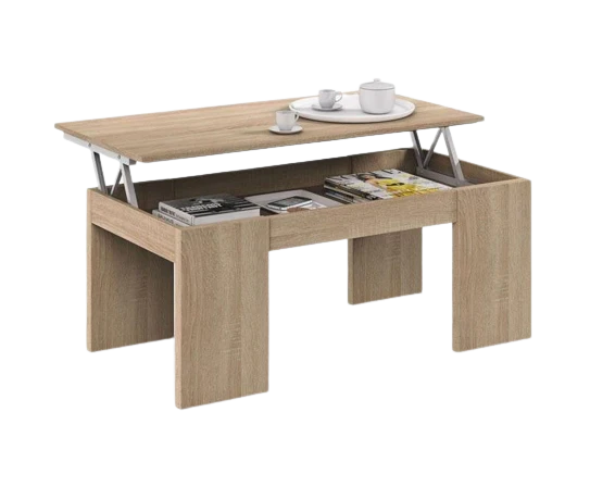 Mesa de Centro Elevable 100x50cm