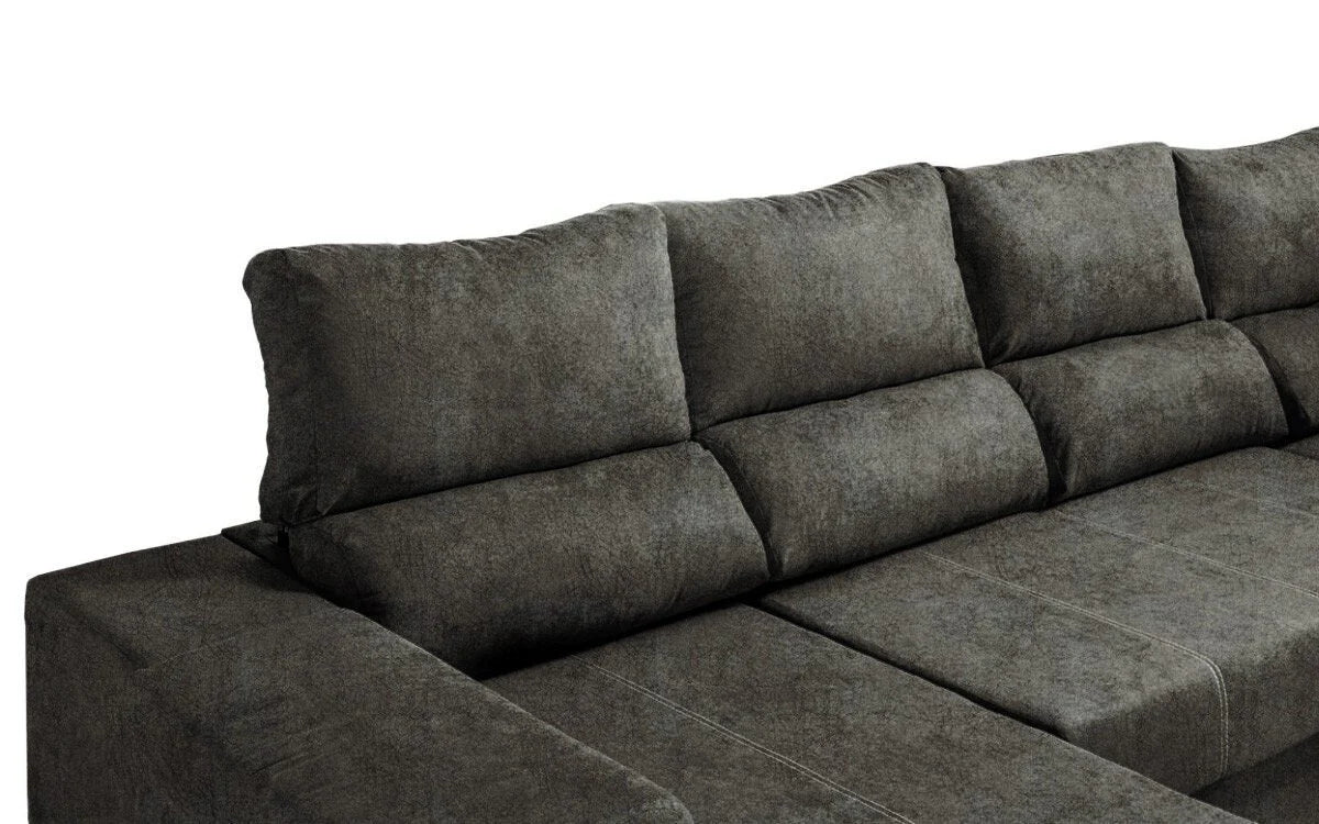 Mega Sofa Cama Chaise Longue Rinconera Italia 315cm