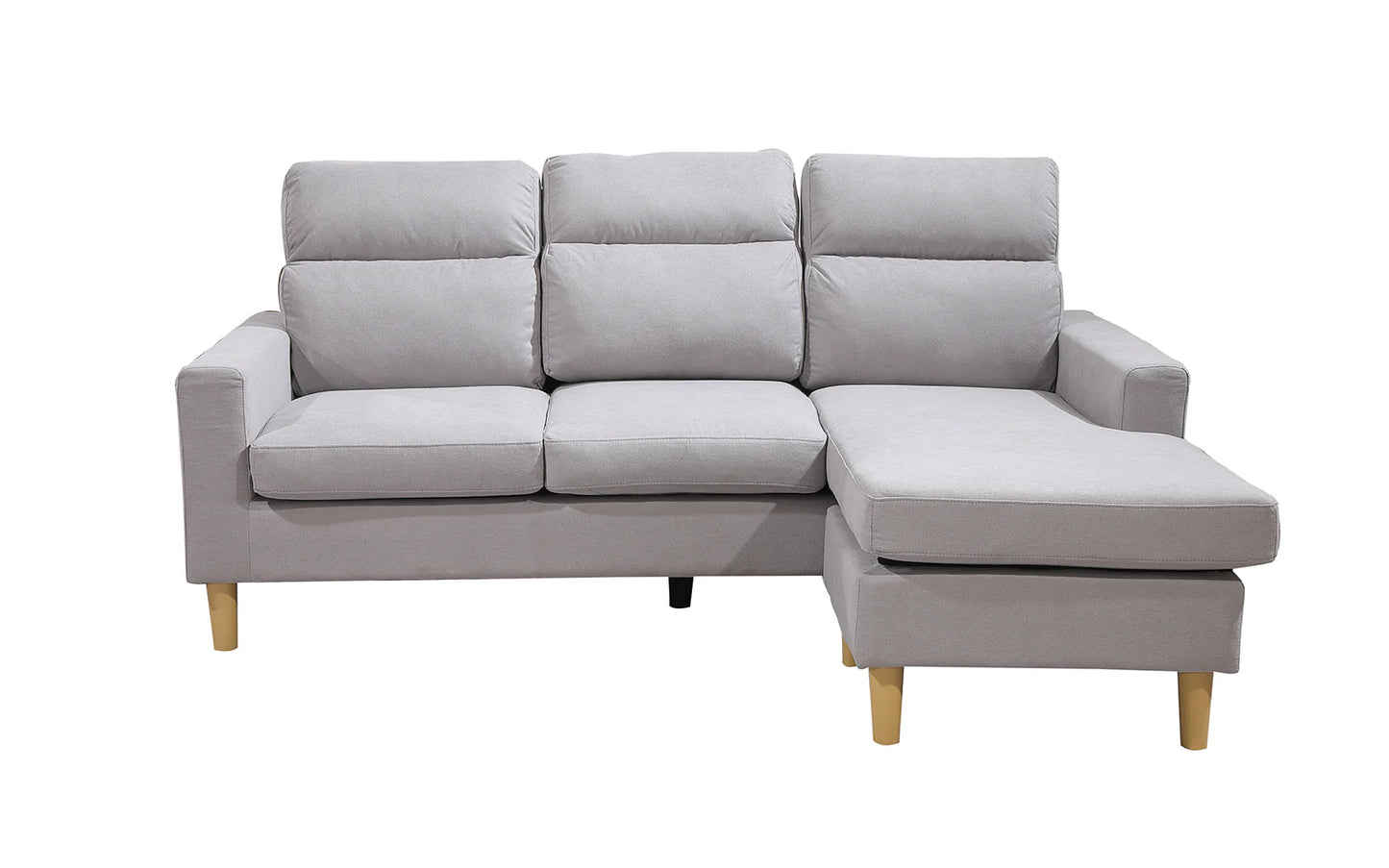 Sofa Agora + Puff Convertible en Chaise Longue 196cm