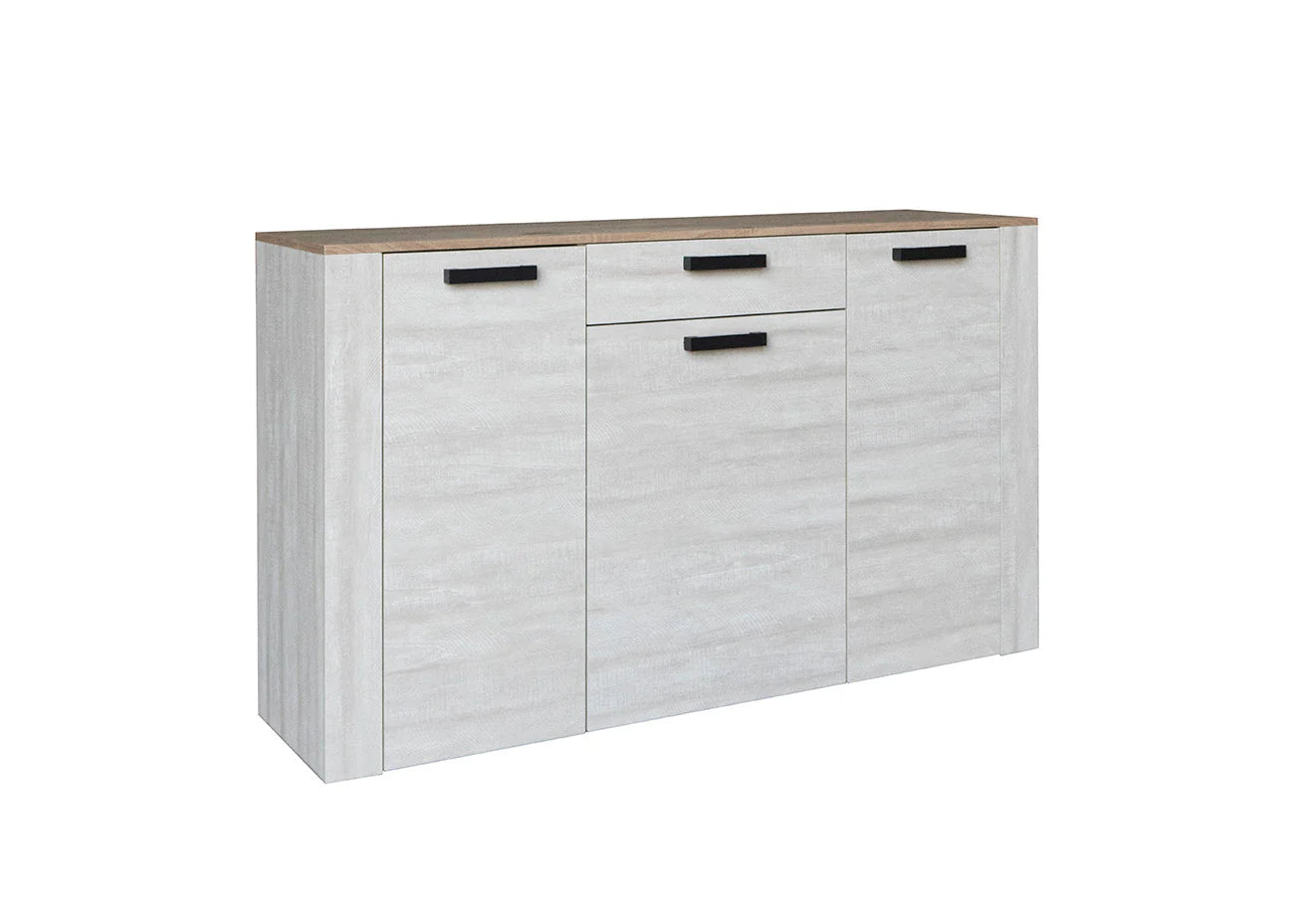 Comoda Aparador Sena 150cm. 3 Puertas y 1 Cajon