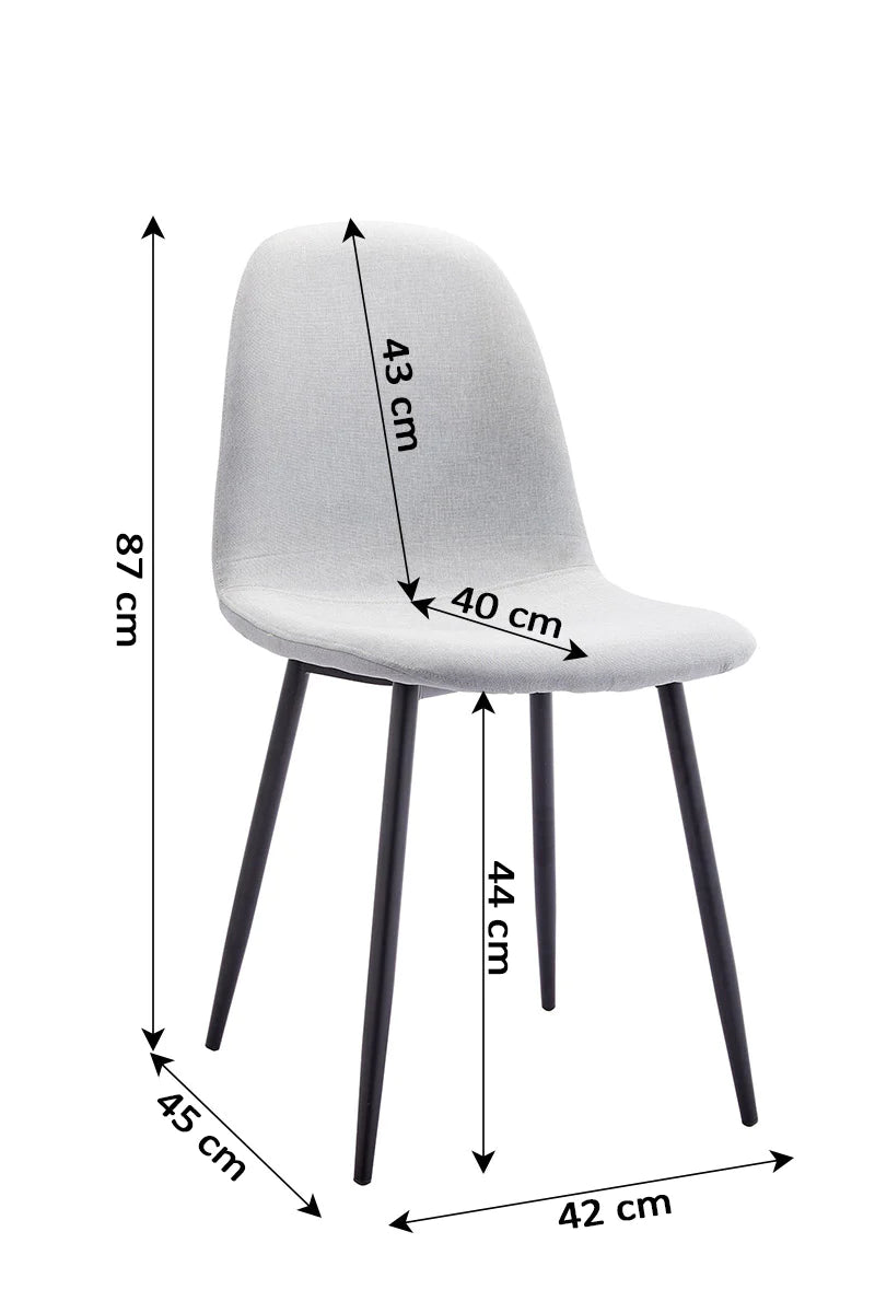 Silla de Comedor Escandinava Nica
