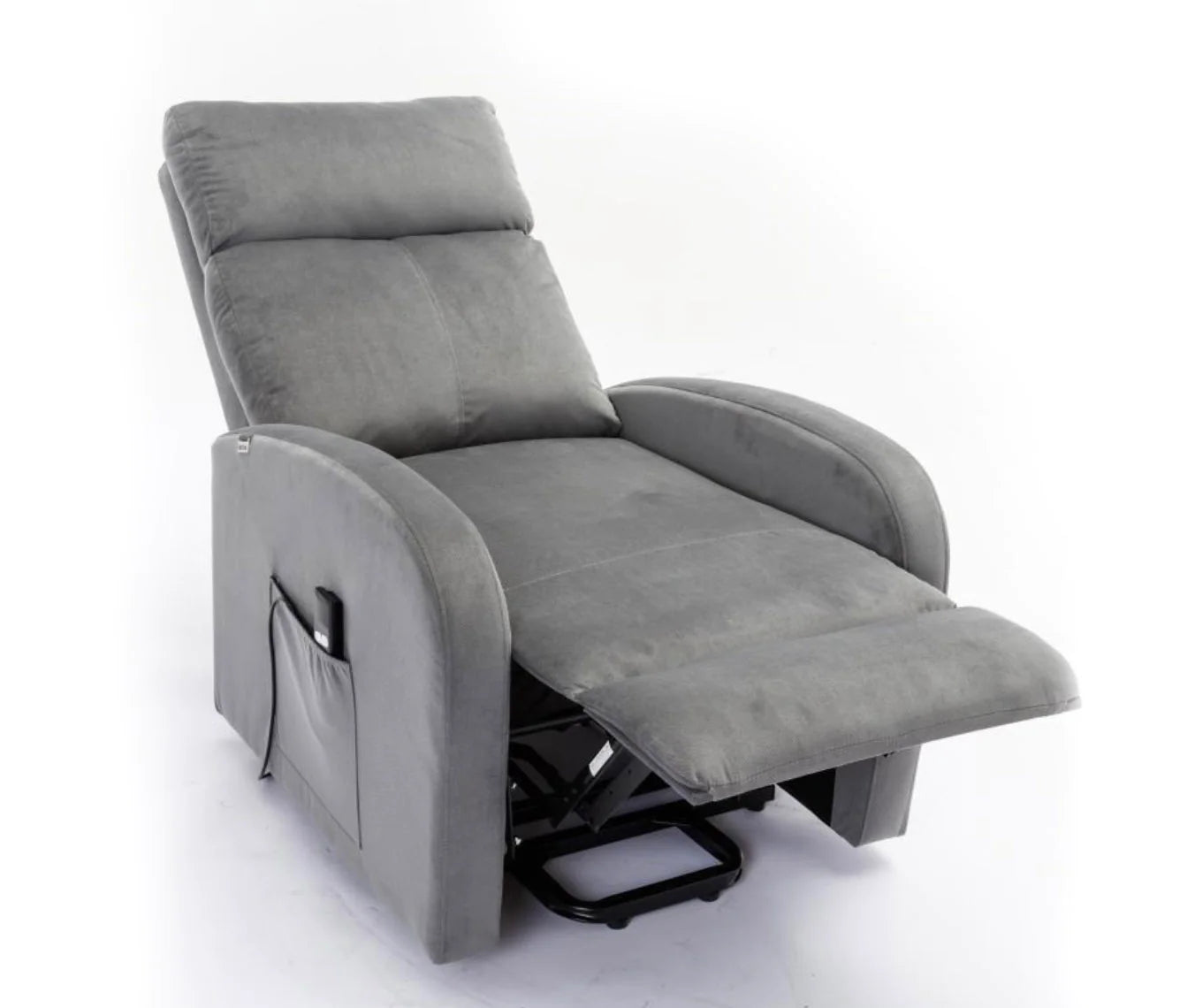 Sillon Reclinable Manual Irene 1 Plaza Gris