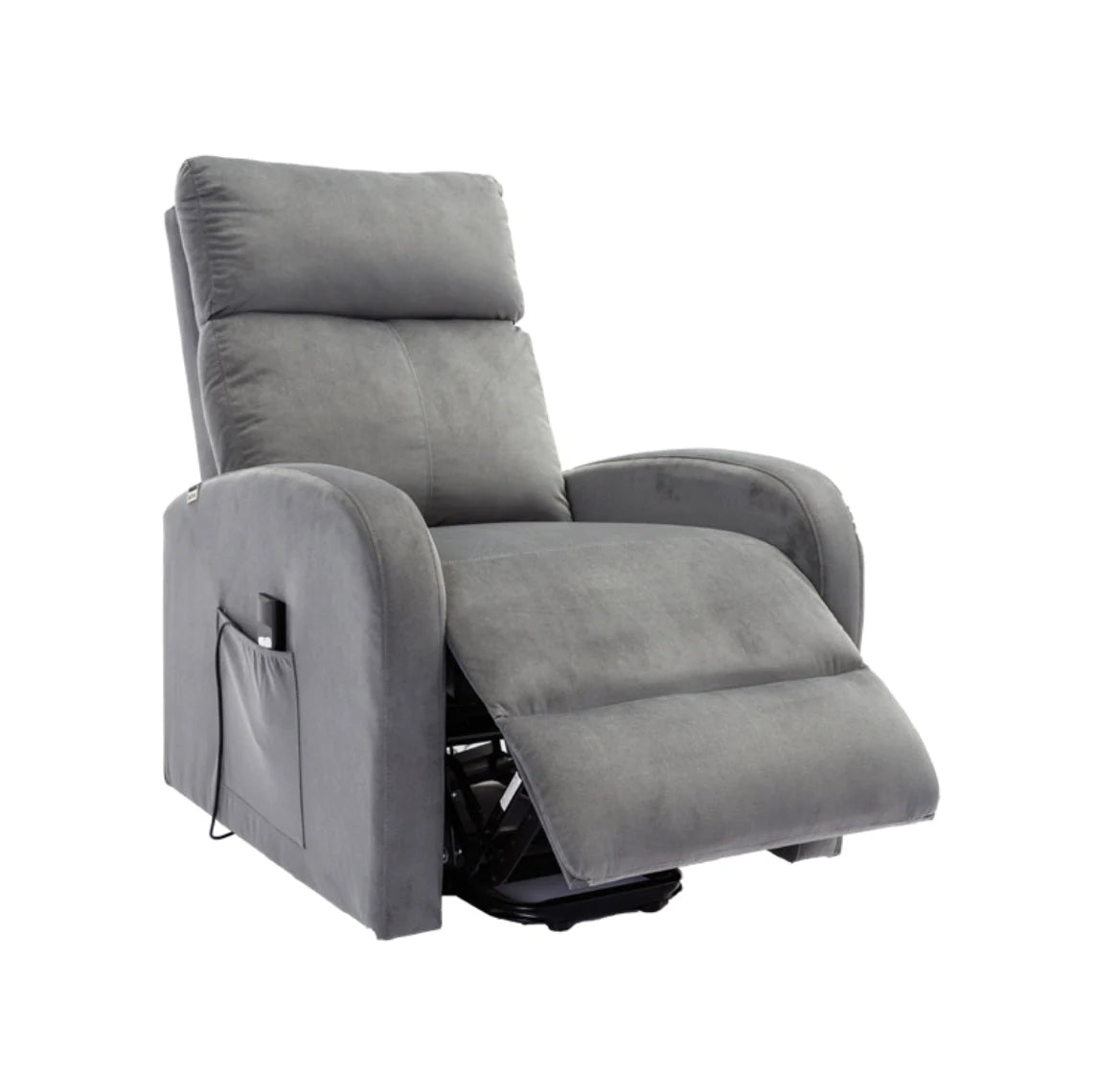 Sillon Reclinable Manual Irene 1 Plaza Gris