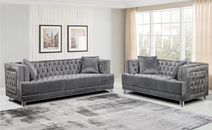 Conjunto de Sofas 3+2 Plazas 228(166)x88 cm Inok. Estilo Chester